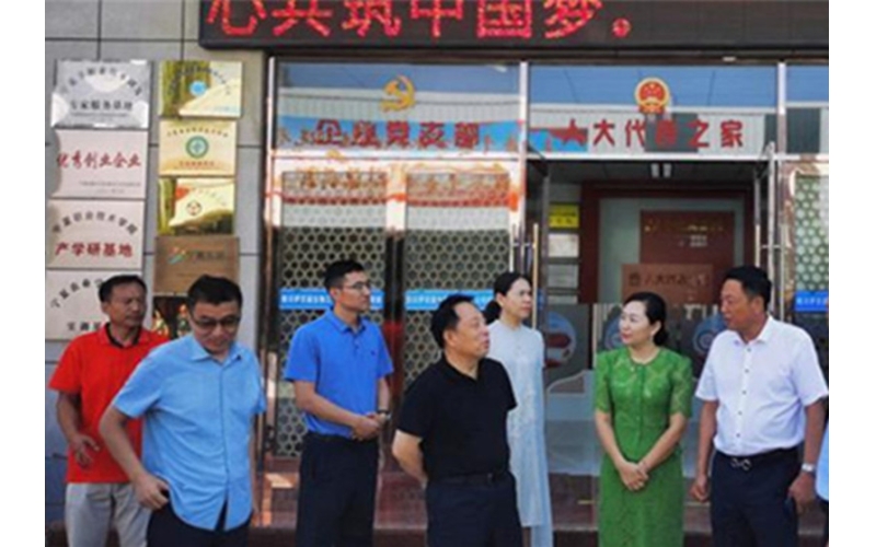 銀川市委常委、紀(jì)委書記、監(jiān)委主任劉智峰一行赴銀川伊百盛面對(duì)面問需求，實(shí)打?qū)嵔怆y題